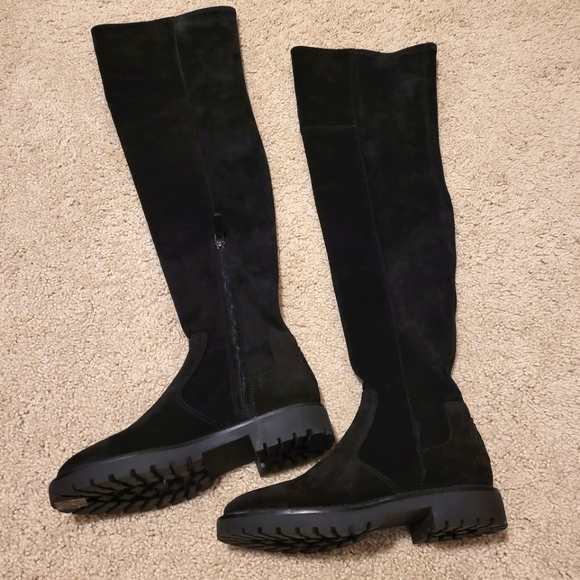 Tory Burch Shoes - Tory Burch Black Over the Knee Boots